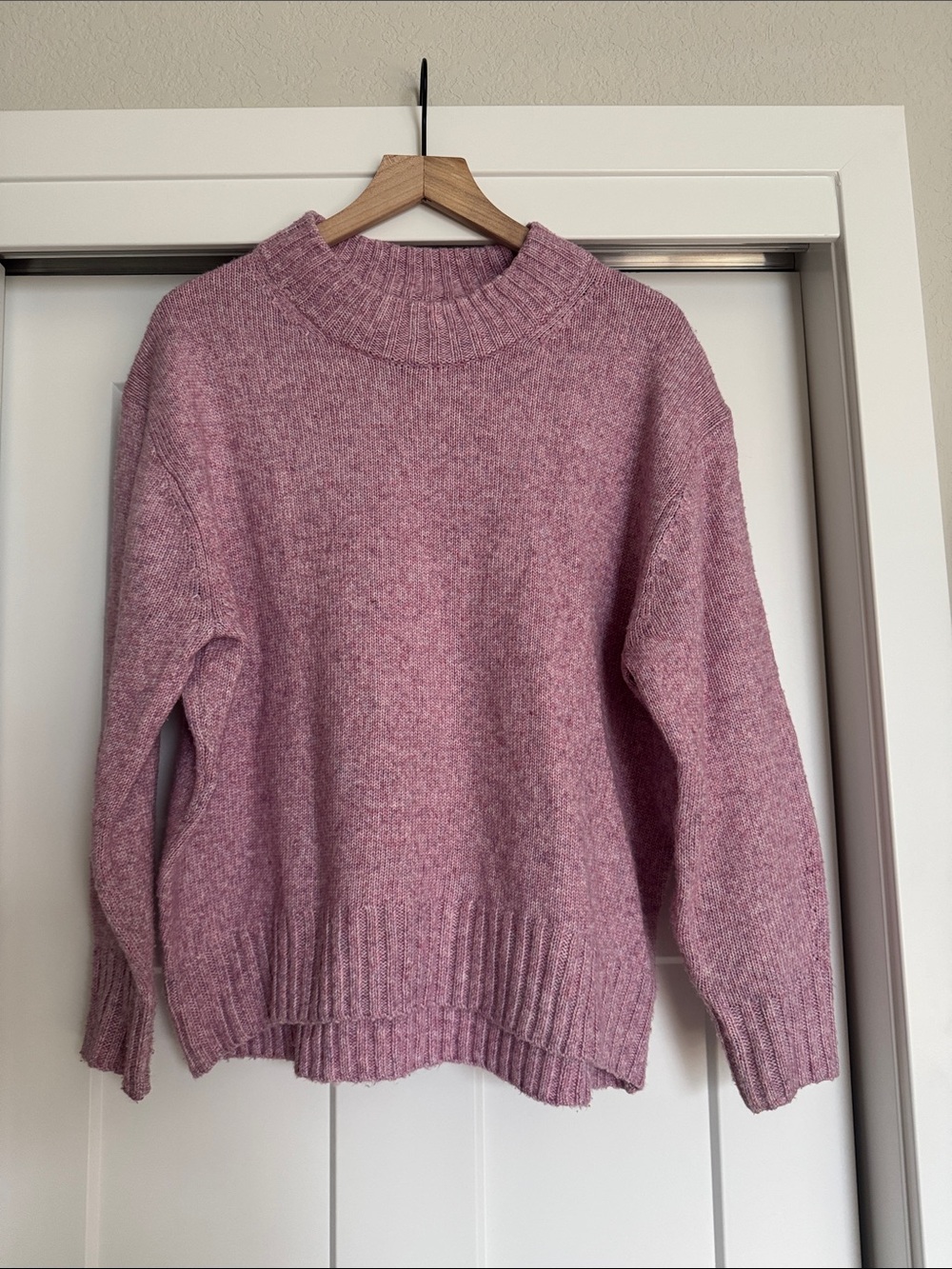 Sonoma Dusty Pink Turtleneck Sweater - Women's Cozy Pullover